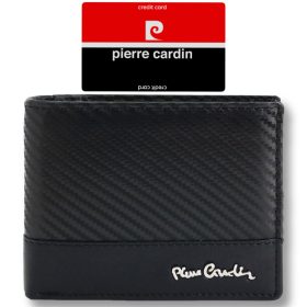    Pánska kožená peňaženka Pierre Cardin YS607 8825 čierna 11 x 9 x 2 cm