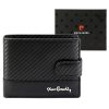 Pierre Cardin YS607 8825A fekete férfi bőr pénztárca 11.5 x 9 x 2.5 cm 