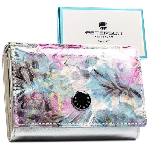 Peterson PTN PX30-1-NPK rózsaszín mintás női pénztárca 15 x 7 x 3 cm 