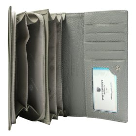    Dámska peňaženka Peterson PTN PX20-1-NPK s bielou kvetinovou výšivkou 19,5 x 10,5 x 2,5 cm