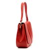  Dámska kožená kabelka cez rameno, crossbody, červená Luka 24-033, rozmery 27 x 21 x 9,5 cm