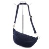 Luka 24-091 navy férfi velúr bőr bőr kézitáska 35 x 15 x 11 cm