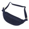Luka 24-091 navy férfi velúr bőr bőr kézitáska 35 x 15 x 11 cm