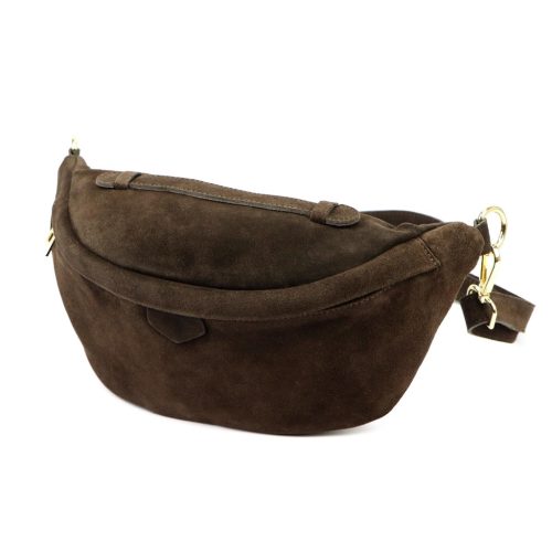 Luka 24-091 barna férfi velúr bőr bőr kézitáska 35 x 15 x 11 cm