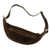 Luka 24-091 sötétbarna női bőr crossbody, oldaltáska 35 x 15 x 11 cm