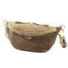  Dámska kožená kabelka cez rameno Luka 24-091 béžovej farby, crossbody, 35 x 15 x 11 cm