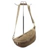  Dámska kožená kabelka cez rameno Luka 24-091 béžovej farby, crossbody, 35 x 15 x 11 cm
