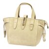  Dámska kožená kabelka Luka 24-092 béžovej farby, crossbody 31 x 20 x 12 cm