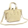  Dámska kožená kabelka Luka 24-092 béžovej farby, crossbody 31 x 20 x 12 cm