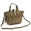 Dámska kožená kabelka Luka 24-092 béžovej farby, crossbody 31 x 20 x 12 cm