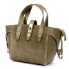  Dámska kožená kabelka Luka 24-092 béžovej farby, crossbody 31 x 20 x 12 cm