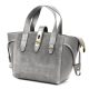  Dámska kožená kabelka Luka 24-092 sivá, crossbody 31 x 20 x 12 cm