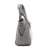  Dámska kožená kabelka Luka 24-092 sivá, crossbody 31 x 20 x 12 cm
