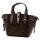  Dámska kožená kabelka Luka 24-092 hnedá, crossbody 31 x 20 x 12 cm