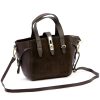  Dámska kožená kabelka Luka 24-092 hnedá, crossbody 31 x 20 x 12 cm