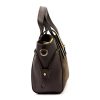  Dámska kožená kabelka Luka 24-092 hnedá, crossbody 31 x 20 x 12 cm