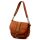  Dámska kožená kabelka VS 044 koňakovej farby, crossbody 25 x 22 x 11 cm
