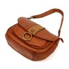  Dámska kožená kabelka VS 044 koňakovej farby, crossbody 25 x 22 x 11 cm