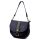  Dámska kožená kabelka VS 044 tmavomodrá, crossbody 25 x 22 x 11 cm