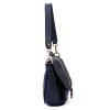 Dámska kožená kabelka VS 044 tmavomodrá, crossbody 25 x 22 x 11 cm