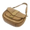  Dámska kožená kabelka VS 044 béžovej farby, crossbody 25 x 22 x 11 cm