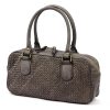  Dámska kožená kabelka cez rameno VS 042 v béžovej farbe, crossbody, 37 x 19 x 11 cm