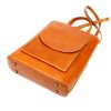 Patrizia 518-014 hnedý dámsky kožený ruksak 25 x 28 x 9 cm  