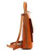 Patrizia 518-014 hnedý dámsky kožený ruksak 25 x 28 x 9 cm  
