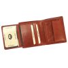 EL FORREST 1370-29 RFID konyak férfi bőr pénztárca 9.5 x 11.5 x 2.5 cm 