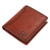 EL FORREST 1370-29 RFID konyak férfi bőr pénztárca 9.5 x 11.5 x 2.5 cm 