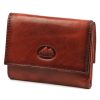 EL FORREST 245-29 RFID konyak férfi bőr pénztárca 10 x 7.5 x 2.5 cm 