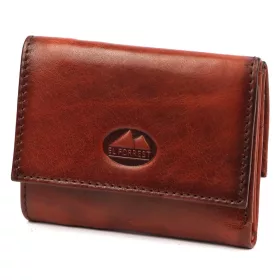    Pánska kožená peňaženka EL FORREST 245-29 s RFID koňakovou farbou 10 x 7,5 x 2,5 cm