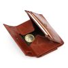 EL FORREST 245-29 RFID konyak férfi bőr pénztárca 10 x 7.5 x 2.5 cm 