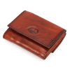 EL FORREST 245-29 RFID konyak férfi bőr pénztárca 10 x 7.5 x 2.5 cm 