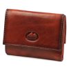 EL FORREST 245-29 RFID konyak férfi bőr pénztárca 10 x 7.5 x 2.5 cm 