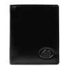 EL FORREST 992-67 RFID čierna pánska kožená peňaženka 8 x 10 x 2.2 cm  