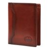  EL FORREST 993-29 RFID hnedé puzdro na dokumenty z hovädzej kože pre mužov 8,5 x 11 x 2 cm