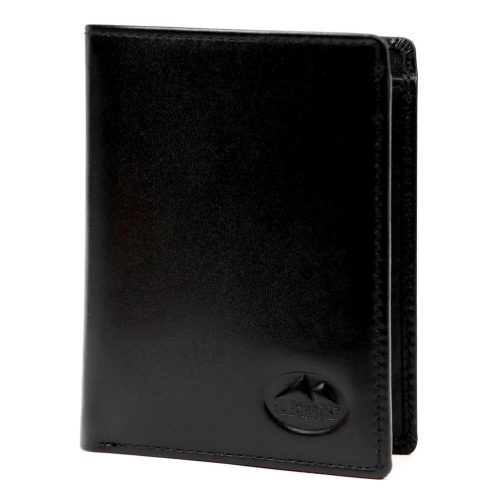 Pánska aktovka z hovädzej kože EL FORREST 993-67 s RFID čipom, čierna, 8,5 x 11 x 2 cm