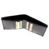  Pánska aktovka z hovädzej kože EL FORREST 993-67 s RFID čipom, čierna, 8,5 x 11 x 2 cm