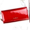  Pierre Cardin 02 LEAF-N 106 červená dámska lakovaná peňaženka 19 x 10 x 3 cm