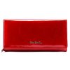  Pierre Cardin 02 LEAF-N 106 červená dámska lakovaná peňaženka 19 x 10 x 3 cm