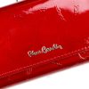  Pierre Cardin 02 LEAF-N 108 červená dámska lakovaná peňaženka 14,5 x 8,5 x 3 cm