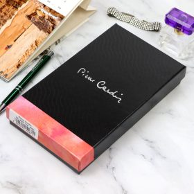    Pierre Cardin 02 LEAF-N 119 červená dámska lakovaná peňaženka 20 x 10,5 x 3 cm