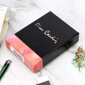    Pierre Cardin 02 LEAF-N 117 černá dámska lakovaná peňaženka 12,5 x 8 x 3,5 cm