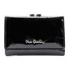 Pierre Cardin 02 LEAF-N 117 černá dámska lakovaná peňaženka 12,5 x 8 x 3,5 cm