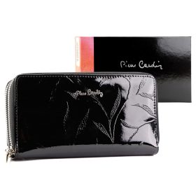    Dámska lakovaná peňaženka Pierre Cardin 02 LEAF-N 118 čierna 20 x 11 x 4 cm