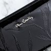  Dámska lakovaná peňaženka Pierre Cardin 02 LEAF-N 118 čierna 20 x 11 x 4 cm