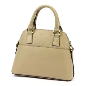    Dámska kožená kabelka Luka 24-094 béžovej farby, crossbody 26 x 21 x 10 cm