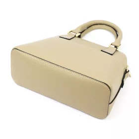    Dámska kožená kabelka Luka 24-094 béžovej farby, crossbody 26 x 21 x 10 cm