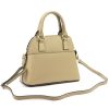 Luka 24-094 DOLLARO bézs női bőr kézitáska 26 x 21 x 10 cm